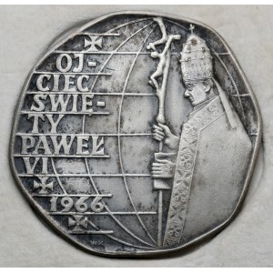 Medale, Tysiąclecie Chrztu 1966 - dwie odmiany w etui (2szt)