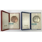 Medale, Tysiąclecie Chrztu 1966 - dwie odmiany w etui (2szt)