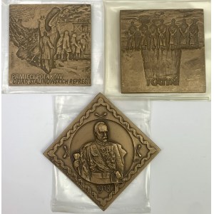 Placards - Siberia, Katyn, Pilsudski (3pcs)