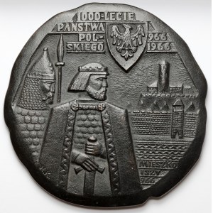 Medal, 1000-lecie Państwa Polskiego 1966 - duży