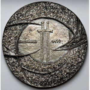 Medaille (großer Guss), Rekonstruktion des Grunwald-Denkmals, Krakau 1976