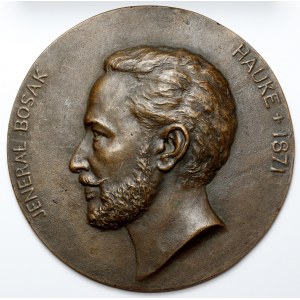 Medailon (14 cm) Józef Hauke-Bosak (Kupiecki, Lwów)