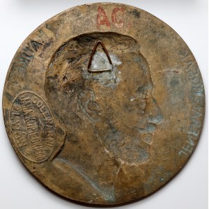 Medailón (14 cm) Józef Hauke-Bosak (Kupiecki, Lwów)