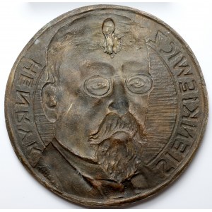 Medallion (18cm) Henryk Sienkiewicz
