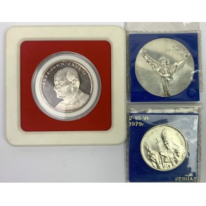 Medaile - Stříbrná Jana Pavla II (3ks)