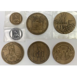 Medals - Poniatowski, Dobrzanski...(7pcs)