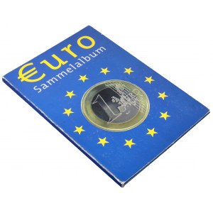 Euro collection in album