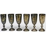 Silver, Russia - set of glasses (6pcs)