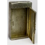 Silver case for cigarettes and matches