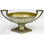 Silver, Jan Pogorzelski (?), Warsaw, Semi-classical salt cellar - 19th century.