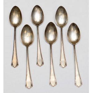 Silver, Germany, Teaspoons - set (6pcs)