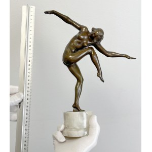 Bronzová socha - Nahá tanečnica