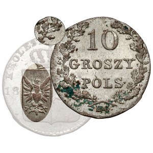 Novemberaufstand, 10 Pfennige 1831 KG - einfach - hybrid