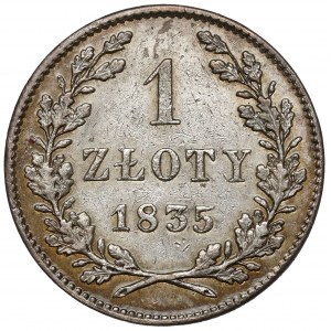 Free City of Krakow, 1 zloty 1835