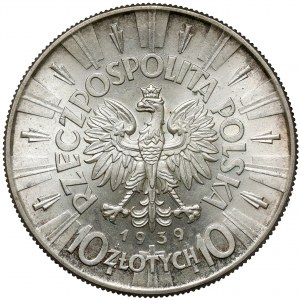 Piłsudski 10 złotych 1939