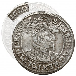 Žigmund III Vasa, Ort Gdansk 1620 SB - vzácne