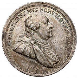 Deutschland, Preußen, Friedrich Wilhelm II., Medaille 1793 - Die Huldigung von Südpreußen