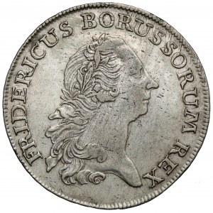 Sliezsko, Fridrich II Veľký, Thaler 1772-B, Vroclav
