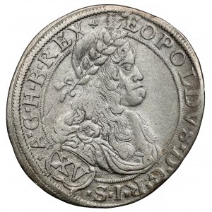 Rakúsko, Leopold I., 15 krajcars 1664, Viedeň