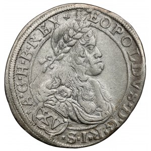 Austria, Leopold I, 15 krajcarów 1664, Wiedeń