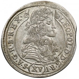 Węgry, Leopold I, 15 krajcarów 1678, Kremnica