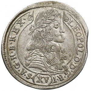 Hungary, Leopold I, 15 krajcars 1678, Kremnica