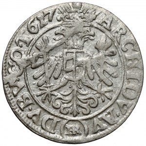 Sliezsko, Ferdinand II, 3 krajcara 1627 HR, Wrocław