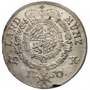 Bavorsko, 12 krajcars 1750