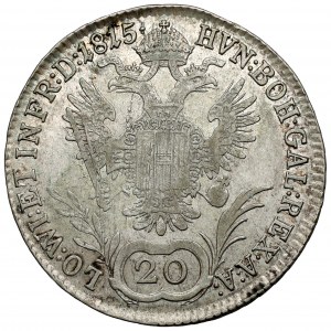 Austria, Franciszek I, 20 krajcarów 1820-A, Wiedeń