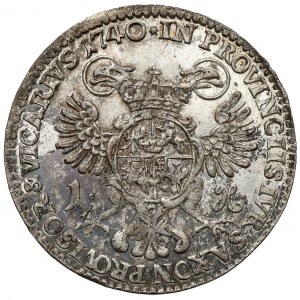 August III Sas, Vikarpfennig 1740