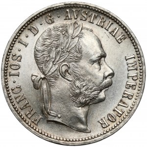 Austria, Franz Joseph I, 1 florin 1879