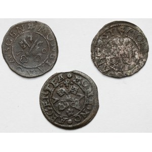 Svobodné město Riga, rižská police 1570-1577, sada (3ks)