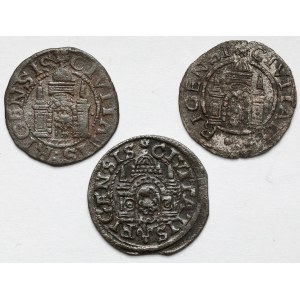 Svobodné město Riga, rižská police 1570-1577, sada (3ks)