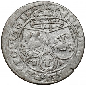 Jan II Kazimierz, Szóstak Lwów 1661 GBA - VII - CɅSIM