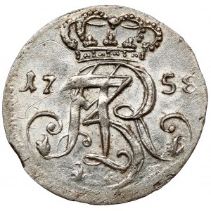 August III Sas, Trojak Gdaňsk 1758