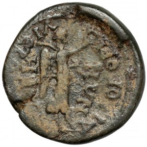 Domicia (81-96 n. Chr.) AE20, Karien, Tabae