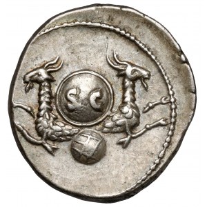 Vespasianus (69-79 AD) Denarius posthumous, Rome - struck under Titus