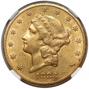 Spojené štáty americké, $20 1883 CC - Carson City