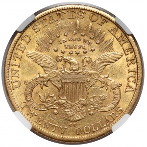 Spojené štáty americké, $20 1883 CC - Carson City