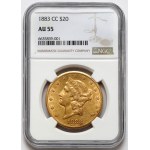 USA, 20 dolarów 1883 CC - Carson City