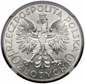 Traugutt 10 złotych 1933 - PIĘKNY