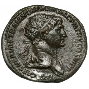 Traján (98-117 n. l.) Dupondius, Řím - Trajánův sloup