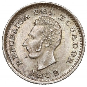 Ecuador, 1/2 decimo 1902