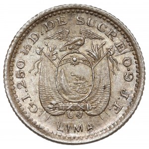 Ecuador, 1/2 decimo 1902