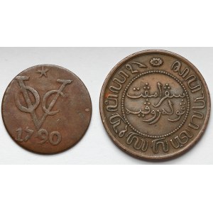 Holandsko, Duit 1790 a 2-1/2 centa 1858 (2ks)