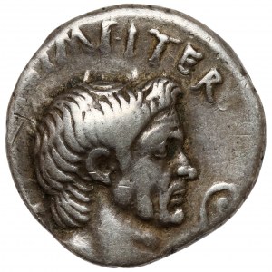 Republik, Pompeius Sextus (42-40 v. Chr.) Denarius - selten