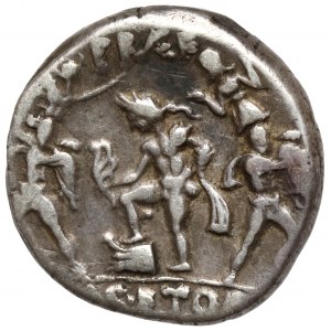 Republika, Pompeius Sextus (42-40 př. n. l.) Denár - vzácný