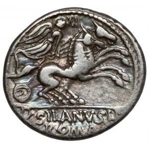 Republika, D. Silanus L. f. (91 p.n.e.) Denar