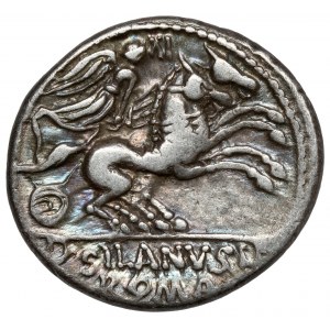 Republika, D. Silanus L. f. (91 př. n. l.) Denár