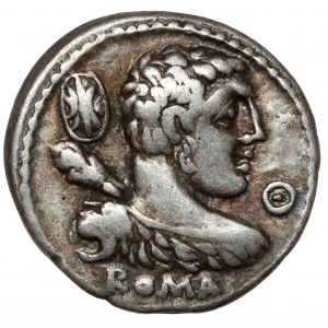 Roman Republic, Cornelius Lentulus Marcellinus (100 BC) Denarius